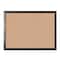 U Brands™ Black Aluminum 24'' x 18'' Framed Cork Bulletin Board